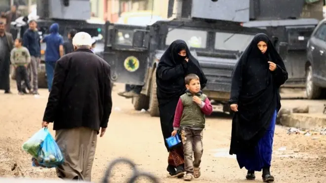 Civilians in MOsul