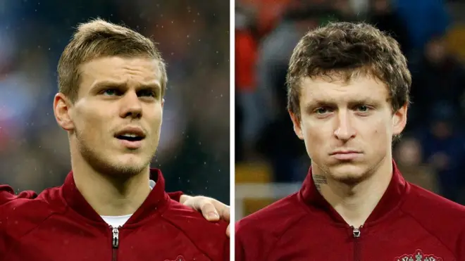 Александр Кокорин (слева) и Павел Мамаев были арестованы 11 октября