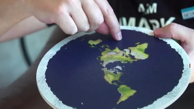 модель плоской земли