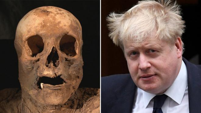 Basel mummy and Boris Johnson