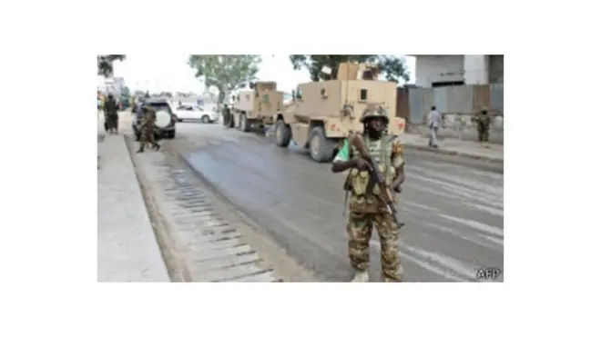 Qaar ka mid ah askarta AMISOM