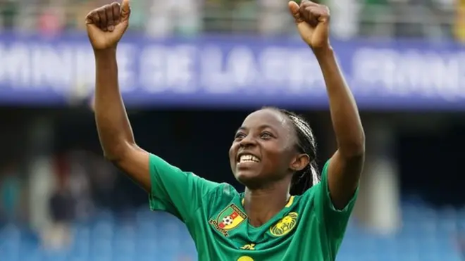 Ajara Nchout don play for two World Cups for Cameroon and help dem to di runners-up spot for di 2016 Women’s Africa Cup of Nations wey dem host