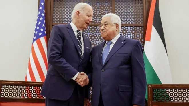 بايدن وعباس