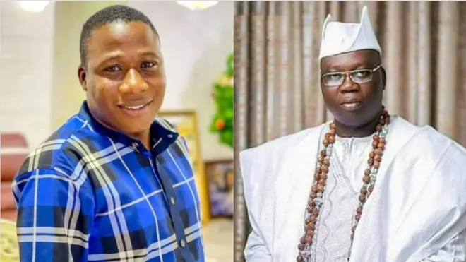 Aworan Sunday Igboho ati Iba Gani Adams