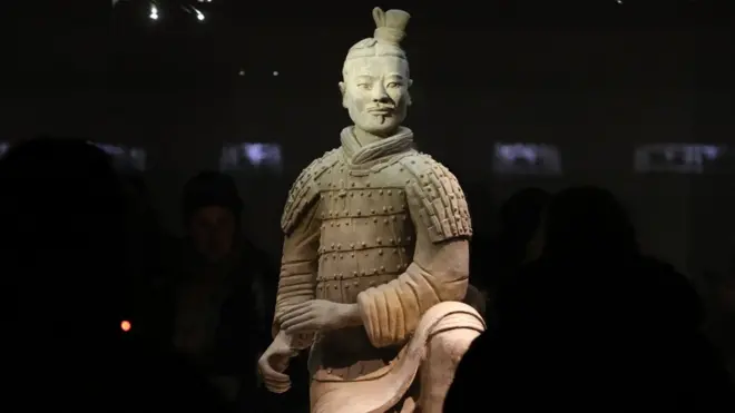 The 2,000-year-old statue is one of China's most important relics.