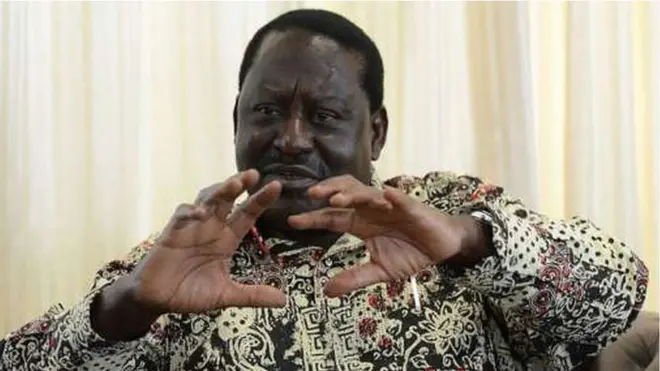 Kiongozi wa upinzani Kenya Raila Odinga