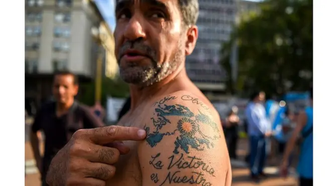 Veterano de guerra argentino