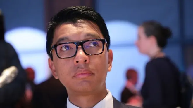 Le président malgache Andry Rajoelina
