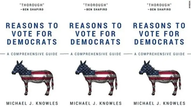 د ''جامع لارښود، ډیموکراټانو ته د رایې ورکولو دلایل'' په نوم دغه کتاب کې د کتاب له سرلیک او لړلیک پرته نور هېڅ نه دي لیکل شوي