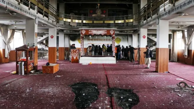 در حمله به این عبادتگاه ۲۶ نفر کشته و هشت نفر زخمی شدند