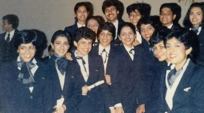 প্যান আম বিমানের ক্রুরা 