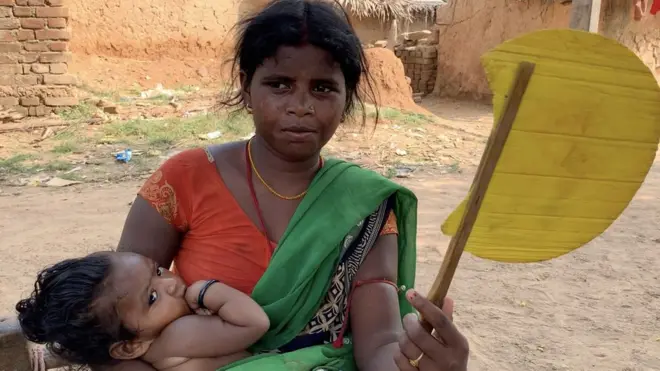 सुंदरपुर टोले की एक निवासी