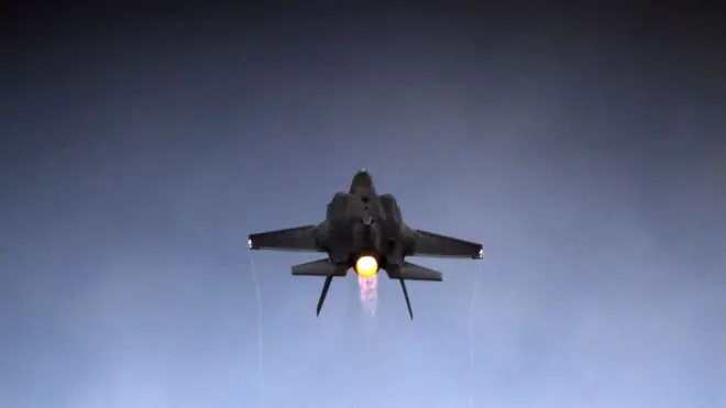 İsrail ordusuna ait bir F-35