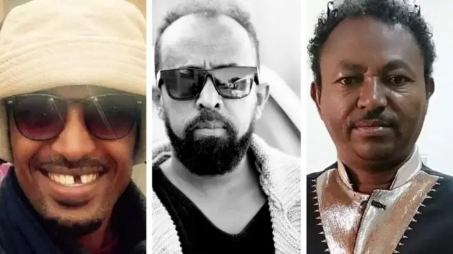 ስነጥበባውያን ዮናስ መሕረተኣብ (ማይናስ)፡ ኣወል ስዒድ፡ መለስ ንጉሰ