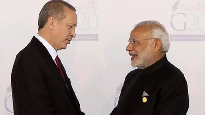 रेचेप तैयप एर्दोआन और मोदी