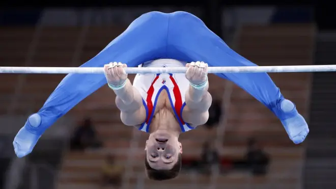 Никита Нагорный во время соревнований