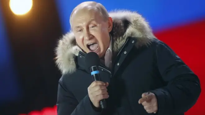 بوتين يقول إن الناخبين اعترفوا بإنجازات الأعوام الأخيرة