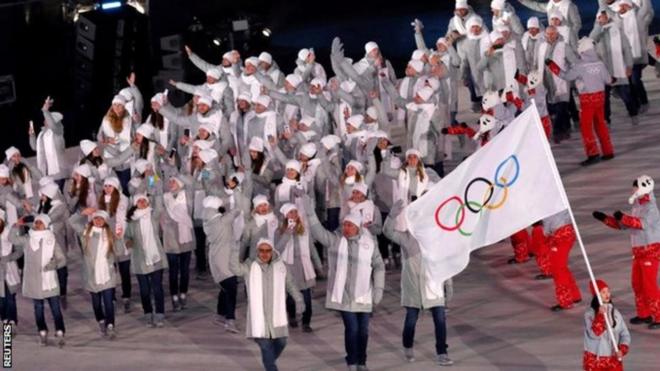 Команда зі 168 росіян брала участь в Олімпіаді в Пхьончхані під нейтральним прапором