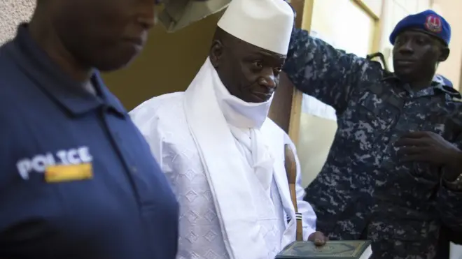 After Decembr 2016, Jammeh comot Gambia go exile for Equatorial Guinea