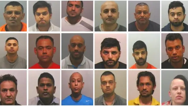 أدين 18 شخصا بتهم الاستغلال الجنسي لفتيات قاصرات ويواجهون الآن أحكام طويلة بالسجن