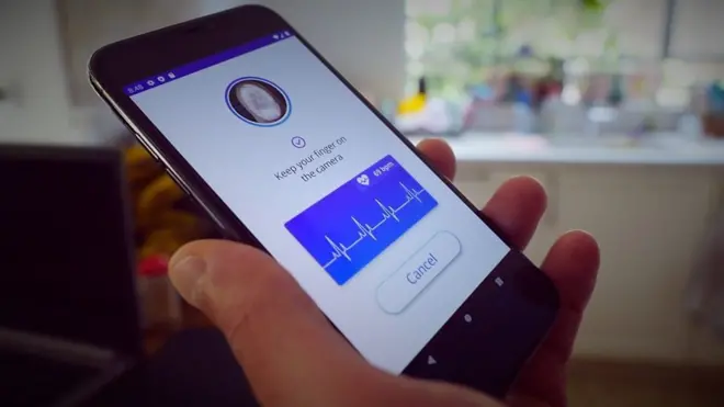 Экран смартфона с приложением