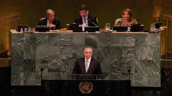 O presidente brasileiro abriu hoje a Assembleia Geral da ONU,bet houseNova York | Foto: Beto Barata/Presidência da República