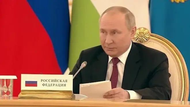 ประธานาธิบดีวลาดิเมียร์ ปูติน ของรัสเซีย