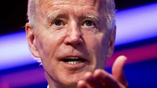 جو بايدن.