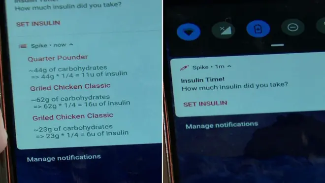 تطبيق ينبه المريض لأخذ جرعات الانسولين في الوقت والمكان المناسبين