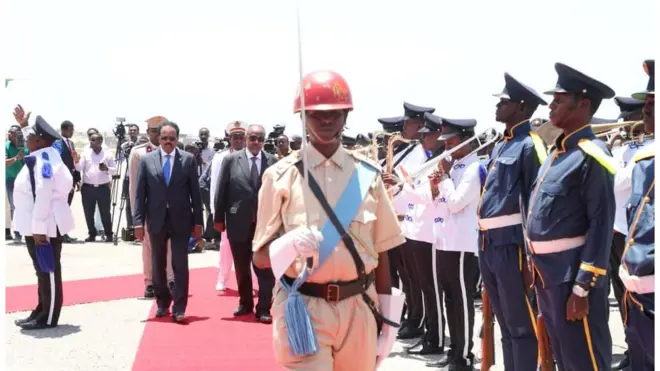 Soo dhaweynti madaxweyne Geelle