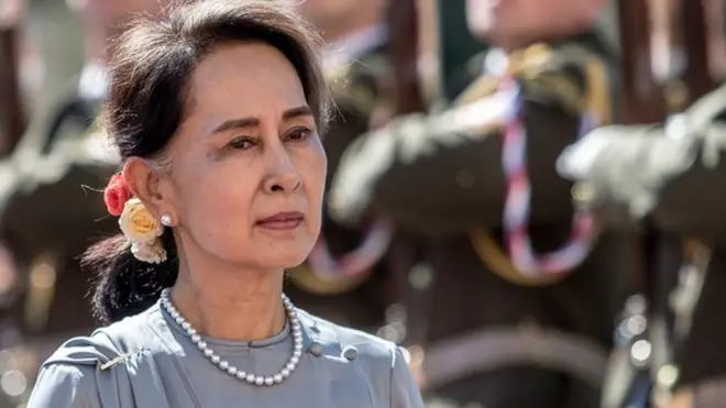 میانمار، مارشل لا نافذ، آنگ سان سوچی