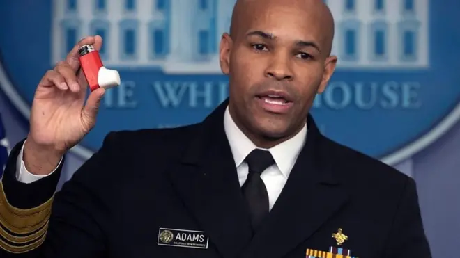 US Surgeon General Jerome Adams