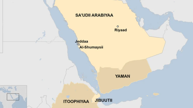 Manni hidhaa al-Shumaysii dhiyeenya magaalaa Jeddaatti argama