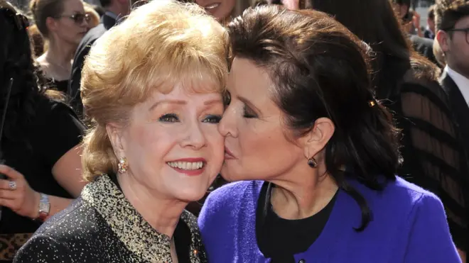 Carrie Fisher y Debbie Reynolds.