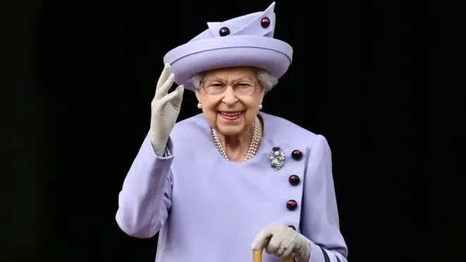 Image shows Elizabeth II