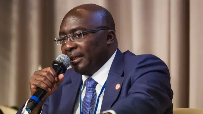Vice President for Ghana, Alhaji Dr Alhaji Dr. Mahamudu Bawumia dey speak during panel discussion on State of the Africa Region for World Bank IMF Spring Meetings April 22, 2017 in Washington, DC