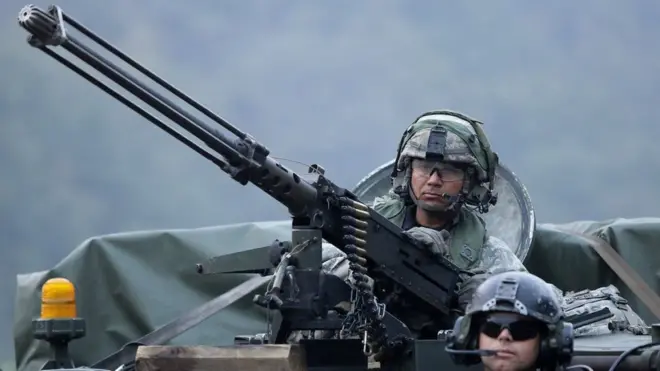 Lính Mỹ tham gia tập trận "Warrior Strike" ở Nam Hàn hồi tháng Chín