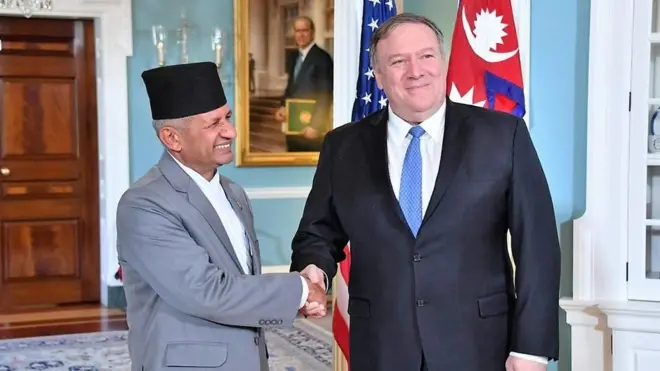 नेपाल र अमेरिकाका विदेशमन्त्री