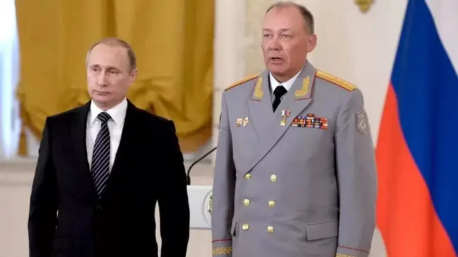 الیگزینڈر ڈورنیکوو روس کے صدر ولادیمر پوتن کے ہمراہ