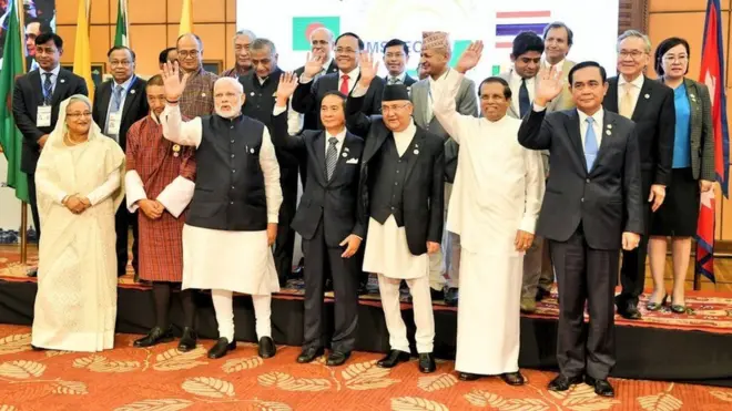 बिम्सटेक के चौथे शिखर सम्मेलन की तस्वीर