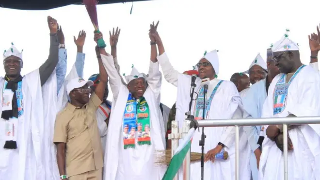 Presido Buhari announce Ganduje as candidate for Kano State