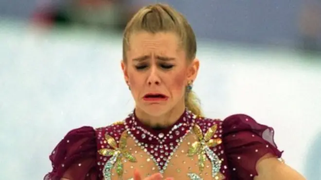 Harding no pudo contener el llanto tras su decepcionante actuación en Lillehammer.