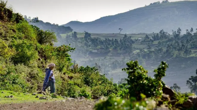 الموقع المقدس الذي اكتشف بواسطة قمر تجسس شمالي إثيوبيا