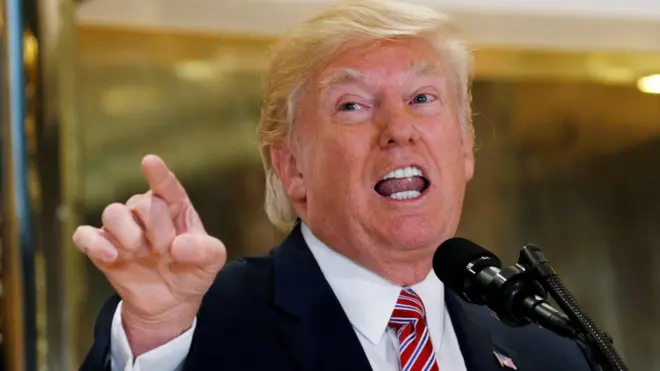 Donald Trump in New York, 15 August