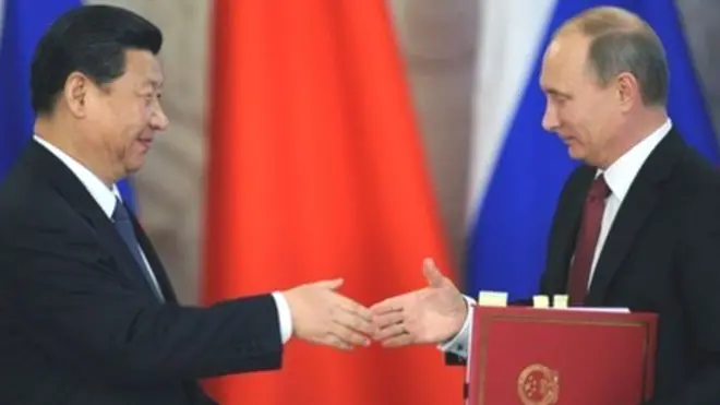 शी जिनपिंग और पुतिन