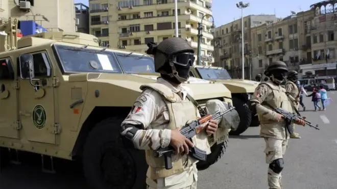 قوات أمنية في مصر