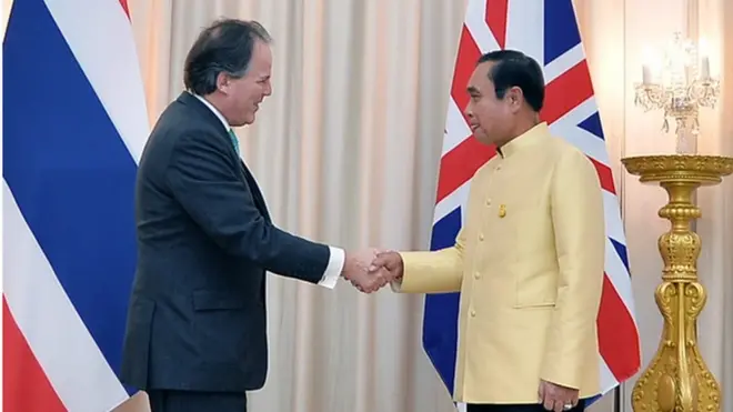 พล.อ.ประยุทธ์ จันทร์โอชา เปิดทำเนียบรัฐบาล หารือกับนายมาร์ค ฟิลด์ รมช. ต่างประเทศของสหราชอาณาจักร