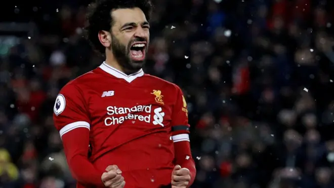El egipcio Mohammed Salah anotó cuatro goles en la victoria 5-0 del Liverpool y es el máximo goleador en Europa.