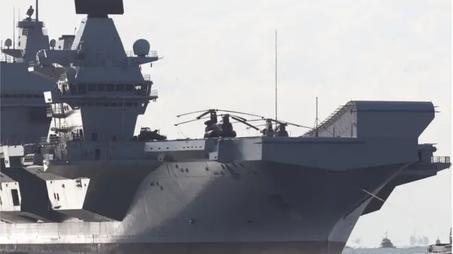 Авианосец HMS Queen Elizabeth