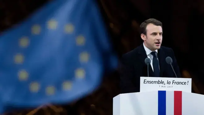 Победе сторонника Евросоюза Макрона в Берлине рады, но к его предложениям о реформе ЕС относятся по меньшей мере осторожно